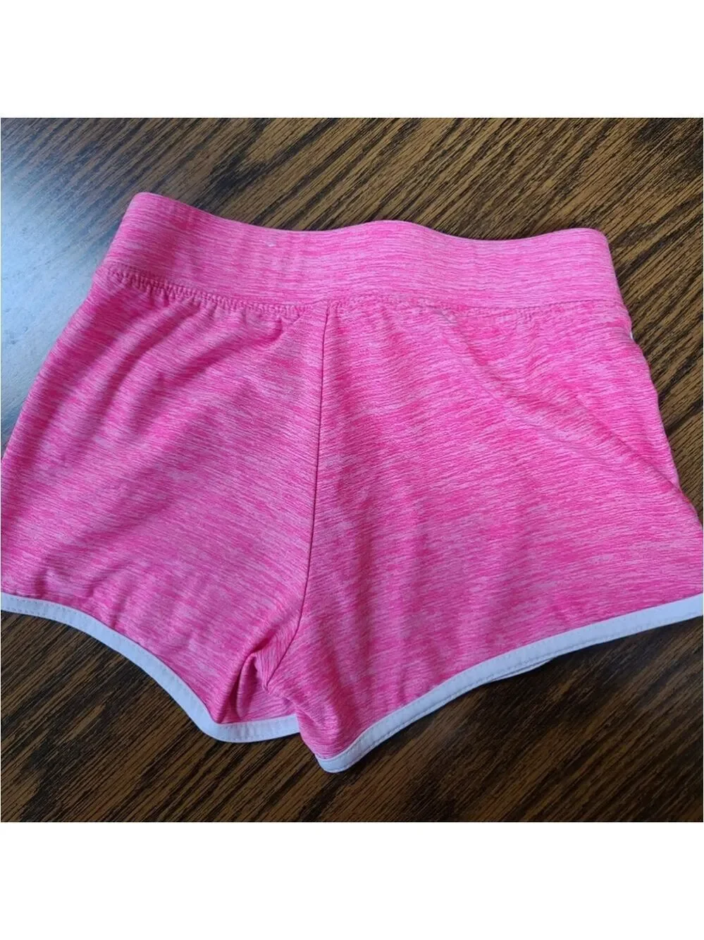 Justice Girls Varsity Metallic Gym Shorts Size 7